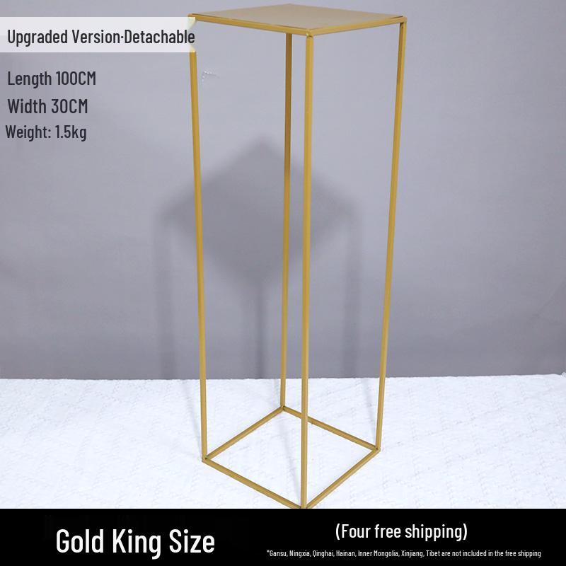 Iron Art Floral Stand for Wedding Aisle Decoration