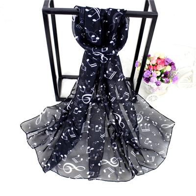 Hedvábný šátek pro ženy v létě Módní šátek Tenký a univerzální jarní a podzimní pískový šátek Dlouhý šifon Malý proužek šátek