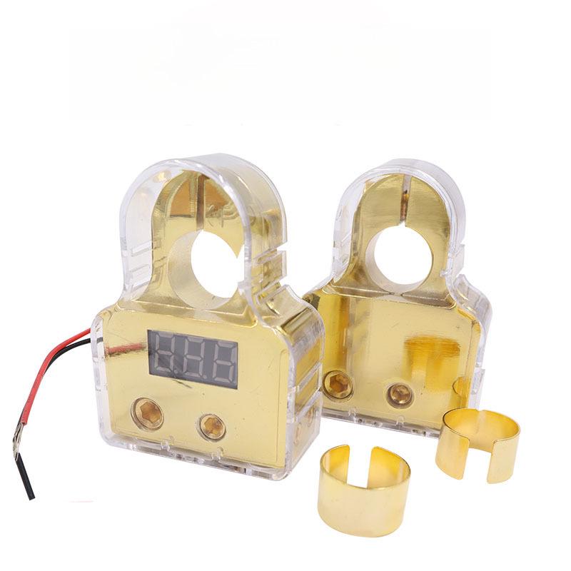 Car Battery Terminal Clamp with Display for Audio Modification