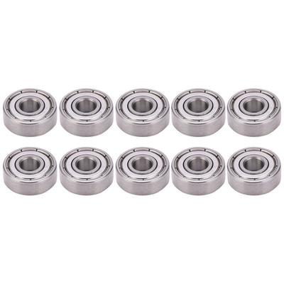 10 Stück Miniaturlager einreihig rollend Edelstahl mechanische Teile Ersatz S606Z