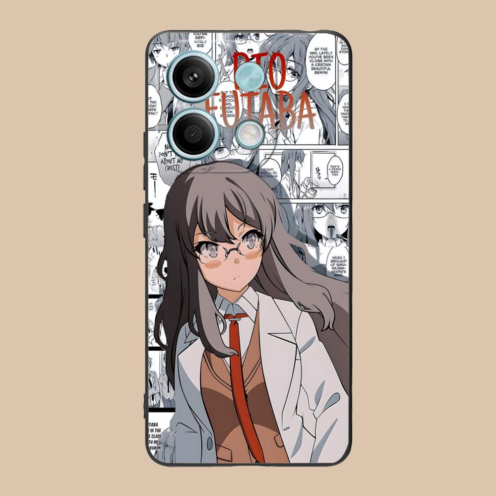 Anime Futaba Rio Mobile Phone Case for Xiaomi 15 14 13 12 Mi 11 T Ultra Lite Pro S X 5G Colorful Printing Cover Cellphones Cover