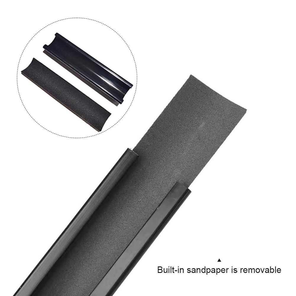 1ks U-tvarovaný nástroj pro opravu hrotů kulečníkových tág, vyměnitelný brusný papír, snooker, americký nine tágo, dekontaminační leštění a údržba