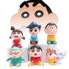 Adorable Pvc Sitting Crayon Shinchan Figure Collection With 6 Unique Designs