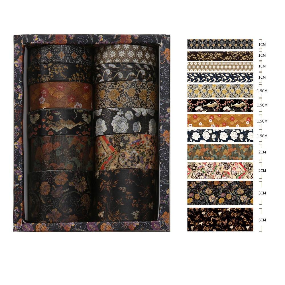 12Rolls DIY Decorative Tape Rolls Scrapbooking Wrapping Washi Tape Washi Tape Set  DIY Projects