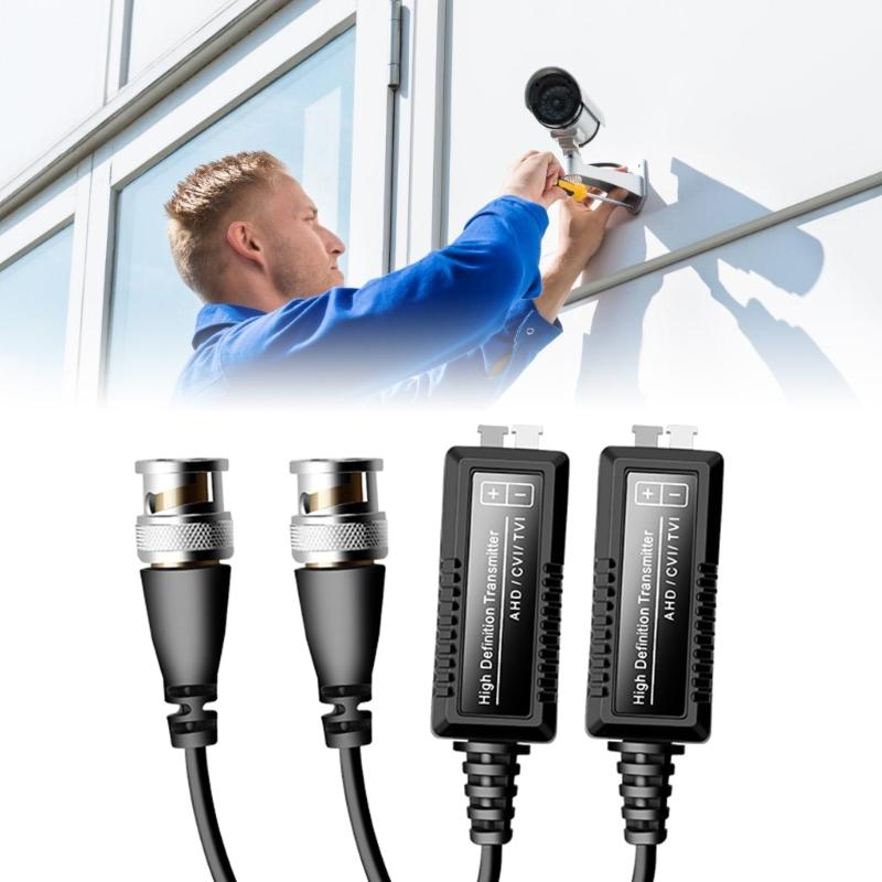 Hochauflösende AHD/CVI/TVI Twisted-Pair Video-Sender BNC CCTV Video Balun für TVI AHD Signal