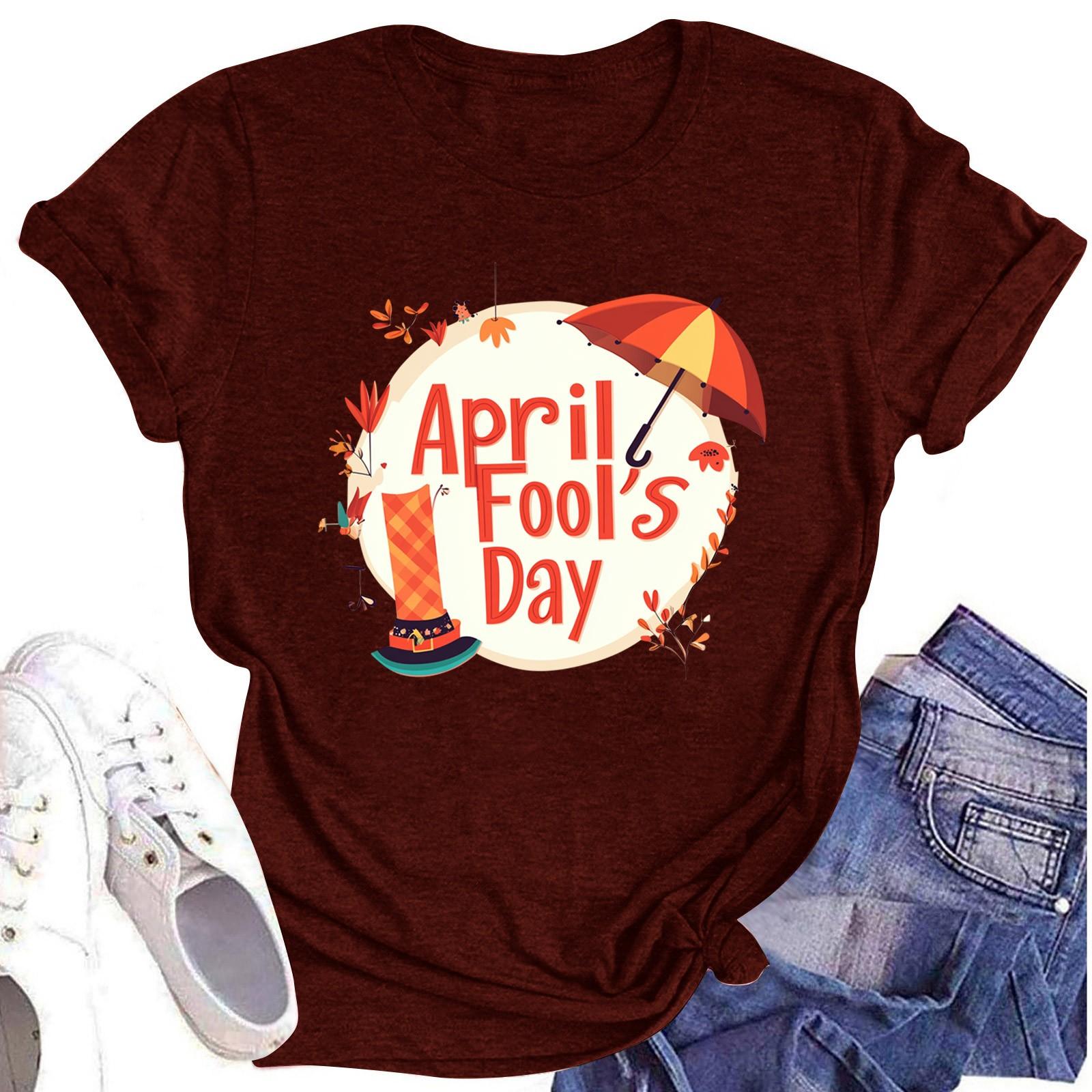 

Женская повседневная футболка с короткими рукавами и круглым вырезом с принтом и буквенным топом M винный