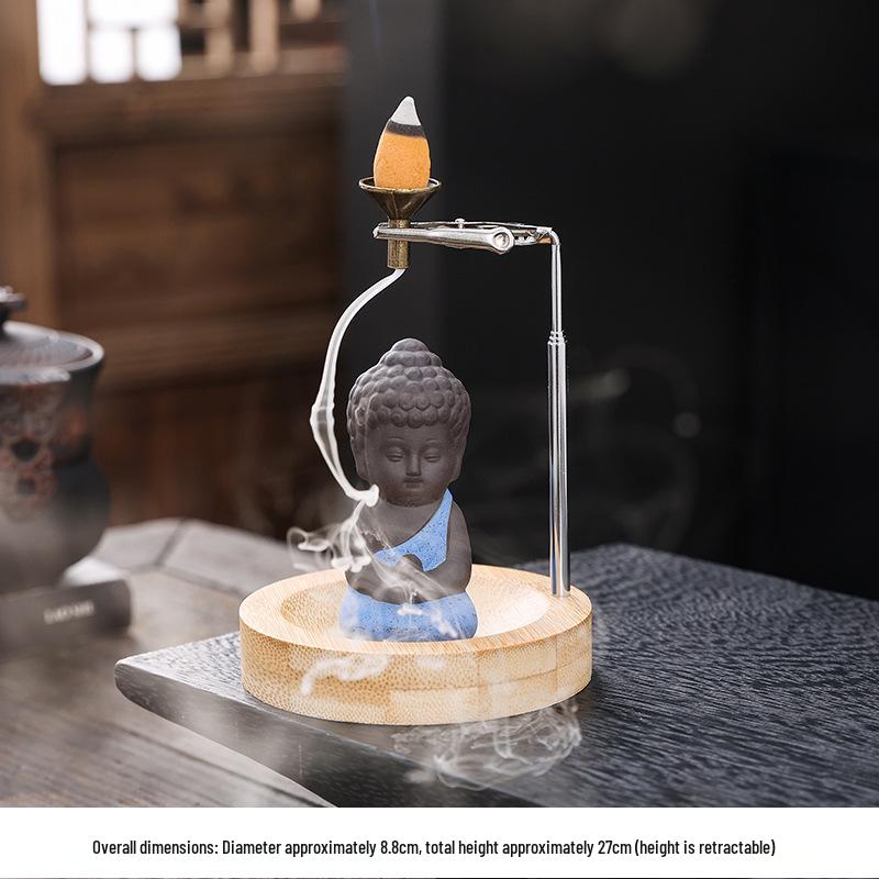Zen Style Indoor Inverted Incense Burner - Creative Home Decoration Incense Holder