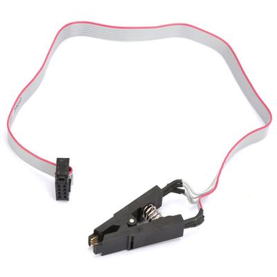 With 2 Adapter Board Flash Chip IC Test Clip Adapter SOIC / SOP Pin for BIOS/24/25/93 Flash Chip IC Test Clip Adapter