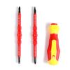 Durability Insulated Screwdriver Set For Safe Electrical Repairs Strong Magnetic Tip Features Phillip Slotted Tip