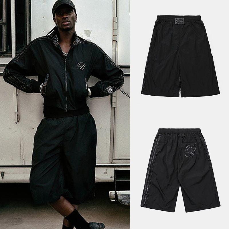 South Korea Badblood American Vintage Sports Shorts Women Casual Pants Loose Straight Shorts Niche Pants Fashion
