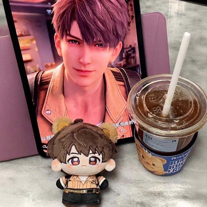 10cm/3.93in Love and Deepspace Cotton Plush Doll Pilot Xia Yizhou Game Peripherals Kawaii Little Bear Ears Collectible Cute Gift