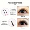 1 Pc Eyelash Tweezers Extension Pink Stainless Steel Superhard Tweezers with Fiber Tips High Precision Anti-Static Tweezers