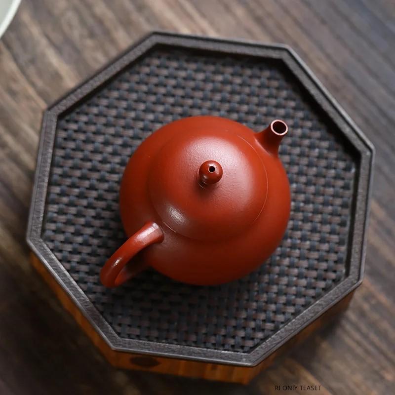90ml Yixing Purple Clay Teapot Famous Handmade Small Capacity Tea Pot Beauty Tea Infuser Kettle Chinese Zisha Tea Set Gifts