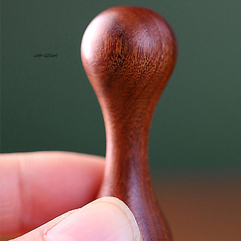 Sandalwood Knucklebone Fingertip Top Baole Bead Begleri Toy - EDC Anti-Stress Autism ADHD Finger Exercise Toy