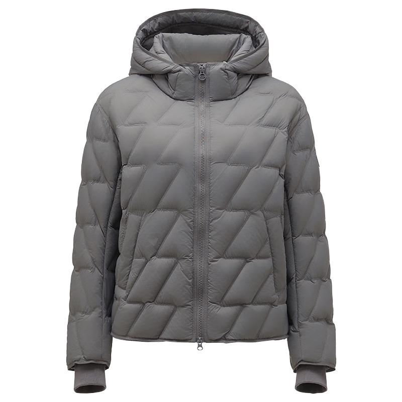 Tanboer Damen Leichte Kapuzen-Kurzdaunenjacke