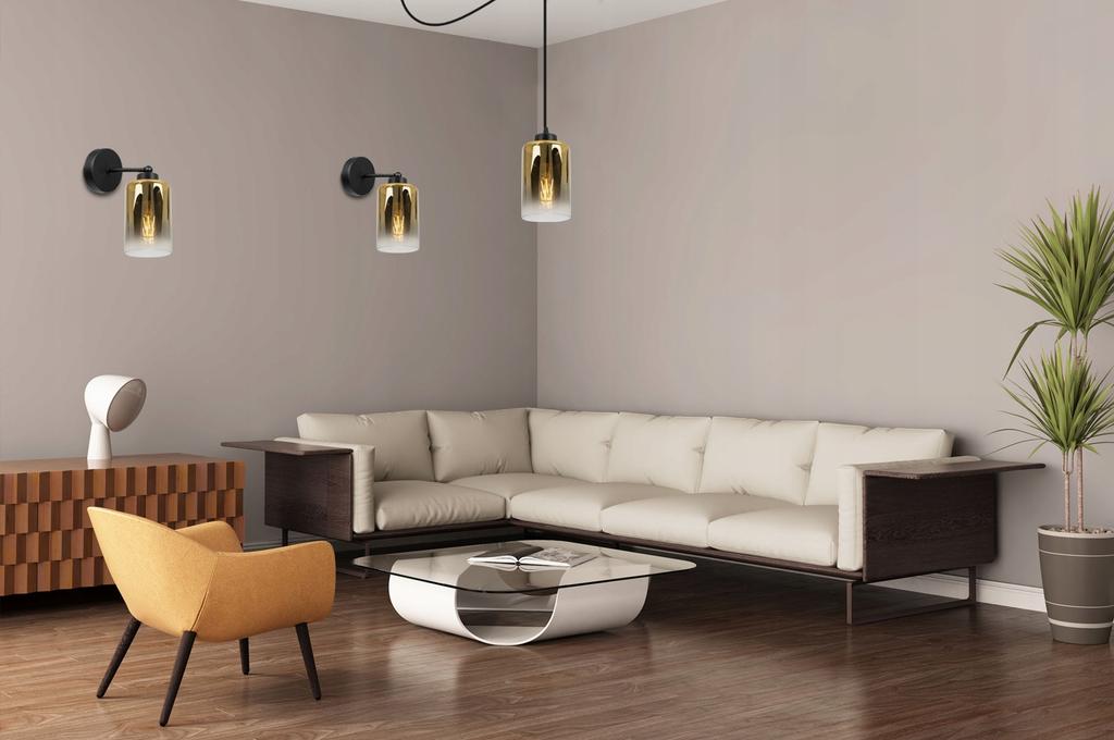 UNIQUE KNKIET LAMP, ELEGANT GLASS SHADE