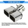 VekAuto Car Exhaust Tail Muffler for Toyota Land Cruiser Prado GDJ/TRJ150 Series 1pc Square