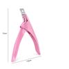 Professional Stainless Steel Nail Clipper for Manicure with Adjustable Spring, Colorful False Tip Cutter