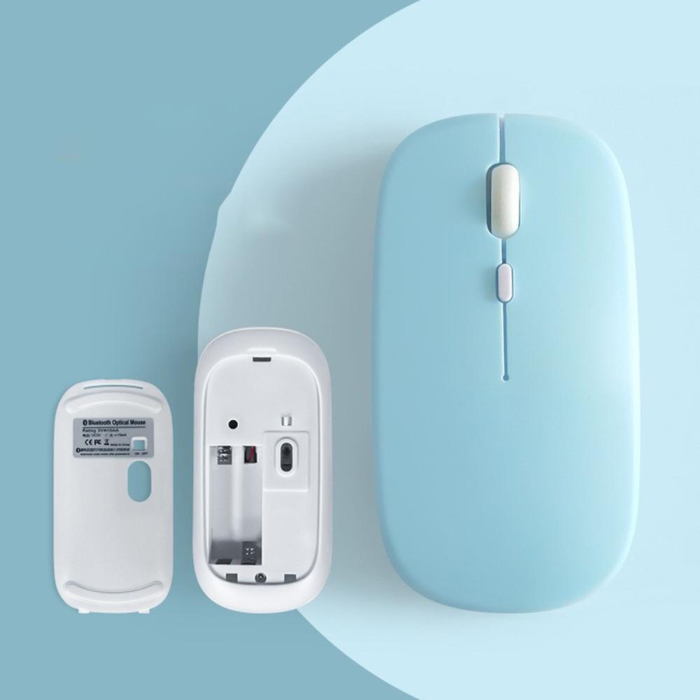 Bluetooth-compatible Wireless Mouse Portable Ultra-Thin Wireless Mouse For Computer Laptops Macbook Tablet Ergonomic Office Mice
