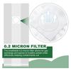 A84E-25 Pack Mushroom Grow Bags Mushroom Spawn Bag 8X5x20inch With Breathable For Substrates Strong Tear