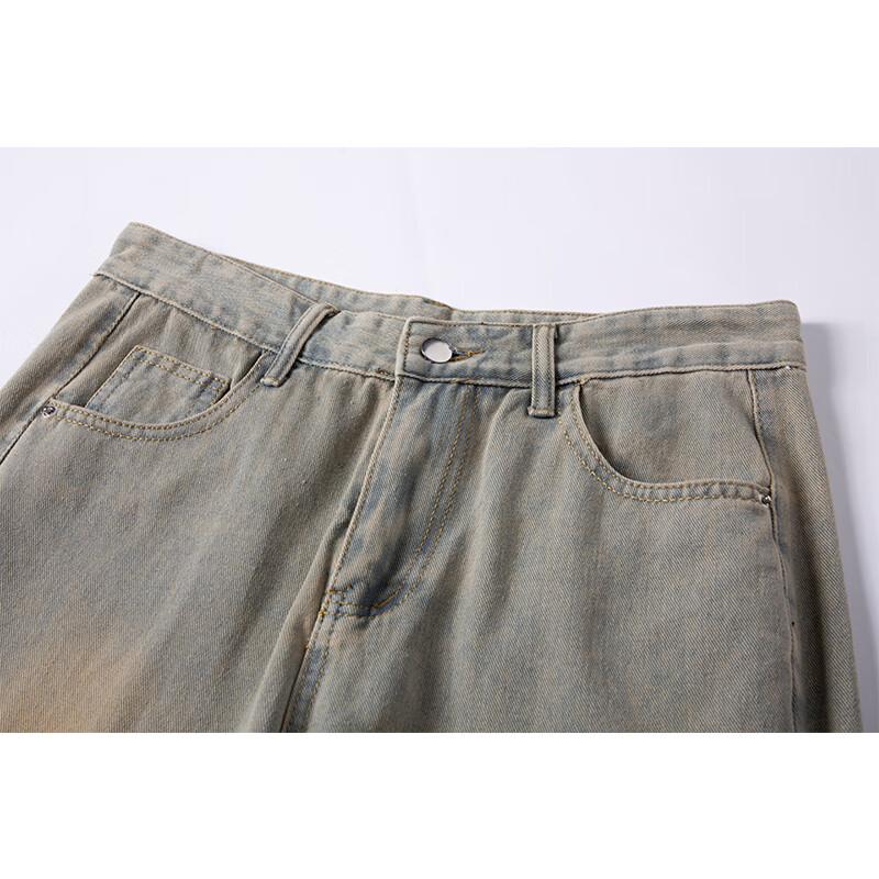 Men's All-Season Relaxed Fit Flared Denim Jeans