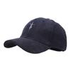 European and American fashion personalized small letter embroidered corduroy baseball cap spring and autumn new simple trend versatile cap