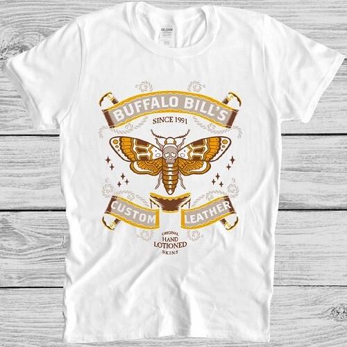 

Buffalo Bill T Shirt Custom Leather Movie Film Inspired Cool Gift Tee M330 M