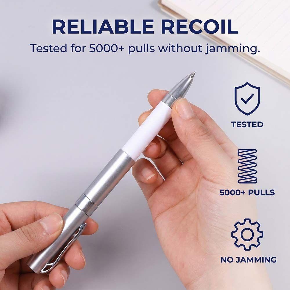 Exams and Notes Pull Paper Pen Educational Notes Paper Pen Retractable Invisible Pen  Writing Tool