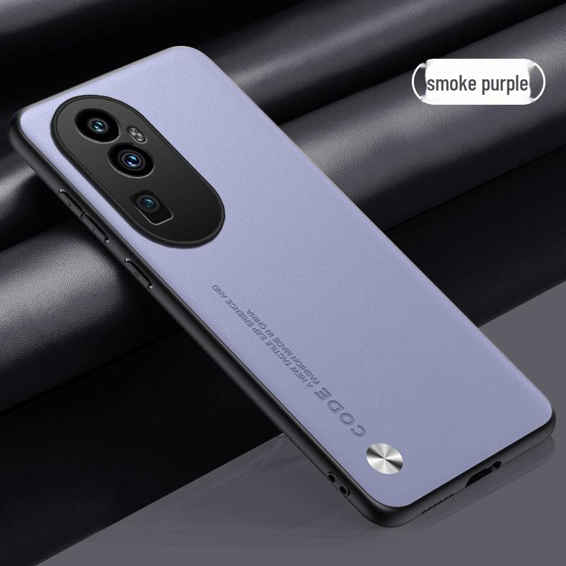 Premium Leather Kevlar Phone Case for Oppo Reno10 - Anti-Fall Protection for Reno9pro & Reno8