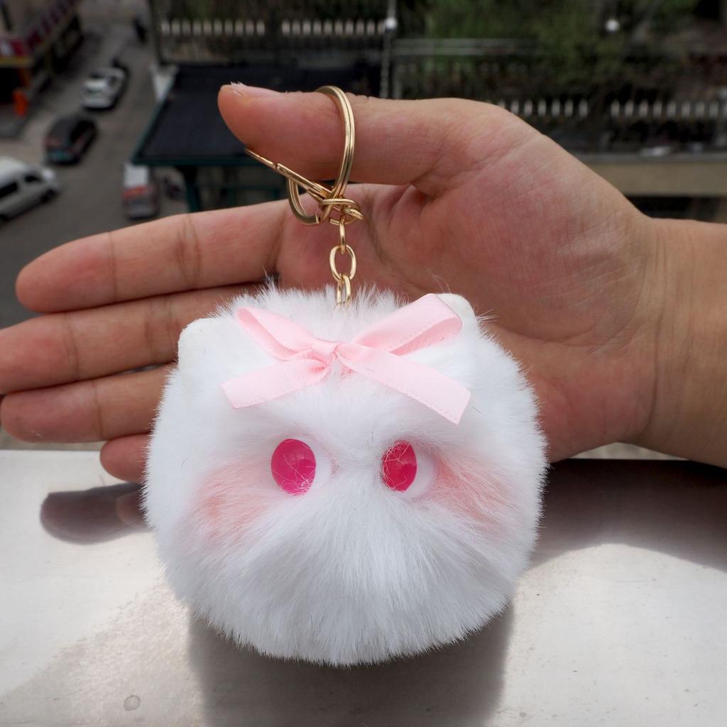 Blush Cat Cat Ball Mountain Mountain Handmade Plush Doll Keychain Pendant Girl Heart Schoolbag Pendant