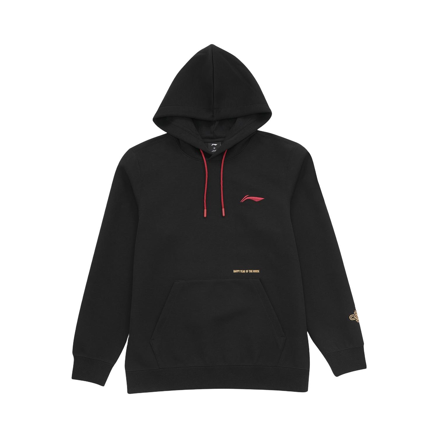 

Худи Li Ning Badminton Series с вышивкой в виде букв, парная толстовка, унисекс, AWDWA49-1 L