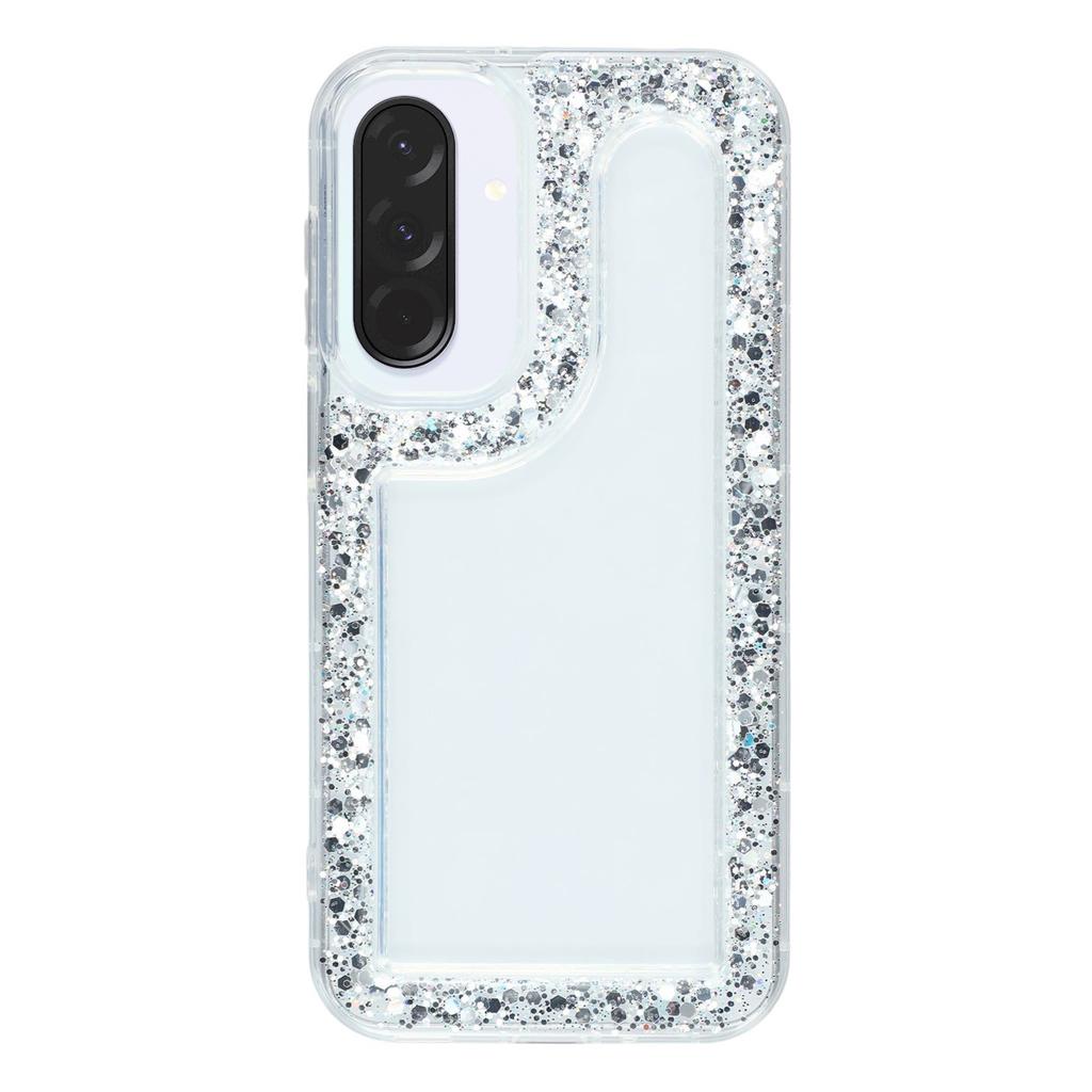 For Samsung Galaxy A36 5G Case Glitter Epoxy Soft TPU Clear Back Cover
