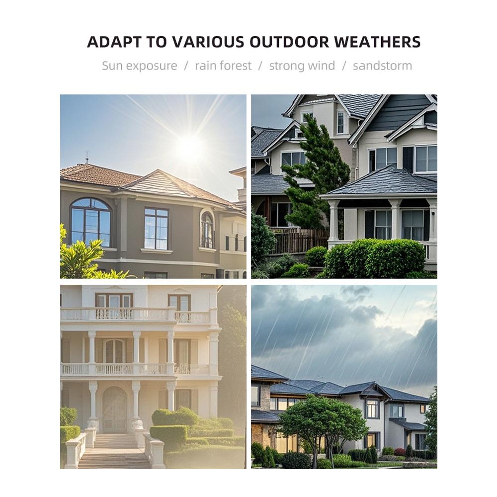 Kryt proti dešti na zvonek se solárním panelem Průhledný plastový chránič zvonku Štít Videotelefony