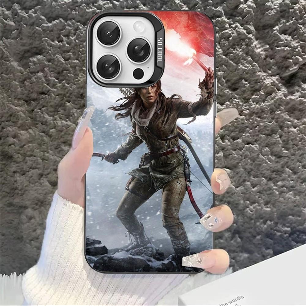 Video Game Tomb Raider Phone Case For IPhone 16 15 14 13 12 11 Pro Max X XR XSMAX 8 7 Plus Matte Shockproof Back Cover