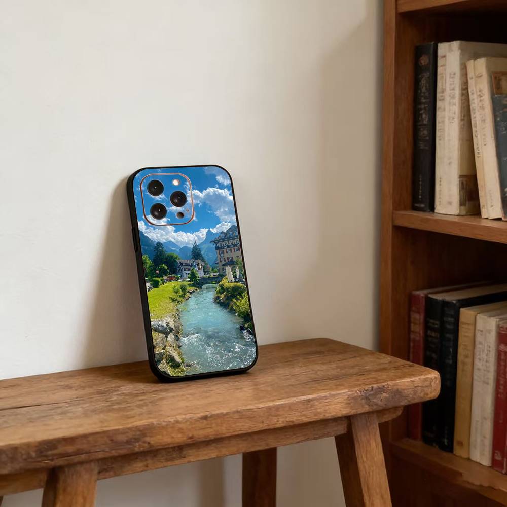 

Великолепные Швейцарские Пейзажи Чехол для Телефона Для iPhone17,16,15,14,13,12,11 Plus,Pro Магнитный Для Magsafe Беспроводной Зарядки iPhone17