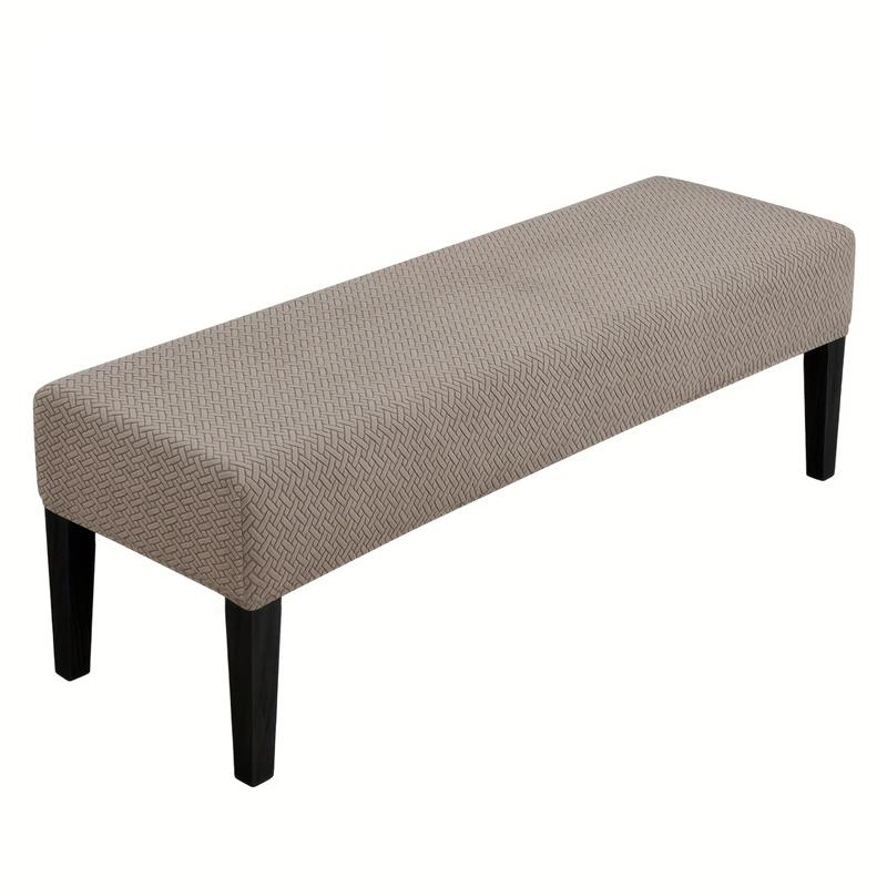 1PC Jacquard Long Bench Cover Dining Anti-dirty Piano Stool Covers Durable Seat Protector Pad for Living Room Home Decor
