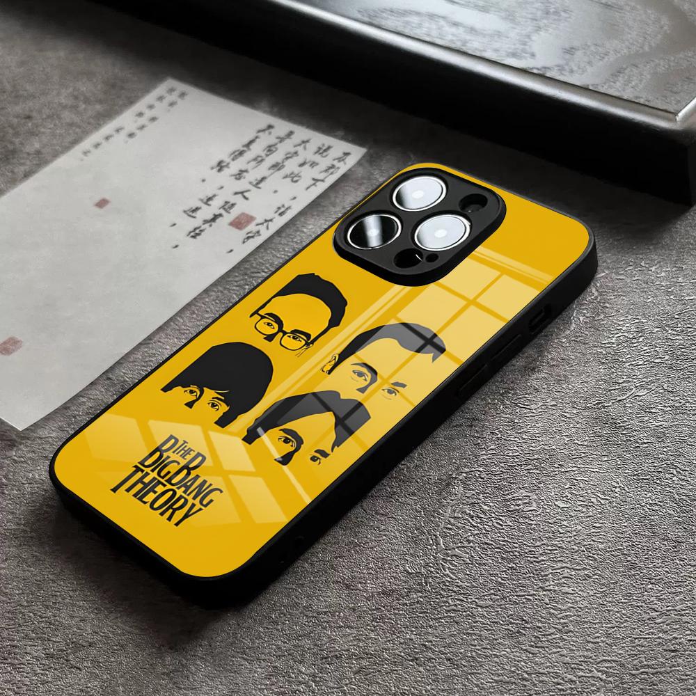 

The Big Bang Theory TBBT Phone Case For IPhone 16 Pro Max 15 Plus 14 Pro 12 11 13 Mini X XR XS Max 8 7 Plus SE Glass Cover iPhone15 Pro