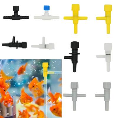 10/20pcs Aquarium Air Flow Control Valve Tap Fish Tank Air Water Flow Regulator Hose Connector Control Valve For 5mm Oxygen Tube
