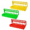 Plastic Flip-Top Poultry Bird Feeder Ground Chicken Bird Feeder Trough Pheasant Feeding Bucket Quality Chick 20/30/40/50cm
