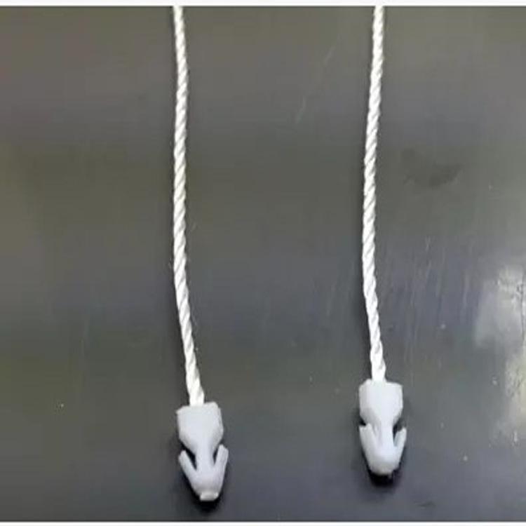 1000 Blank Double Plug Hang Tags with 27 Cm Rope for Clothing and Luggage