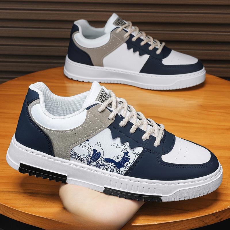 Vårskor Trend Mångsidiga Mjukbottnade Sport- och Fritidsskor Vita skor