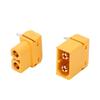 XT60PW Connector Plug Durable Material Simple Design Simple Use Female Male Plug for RC Car Models