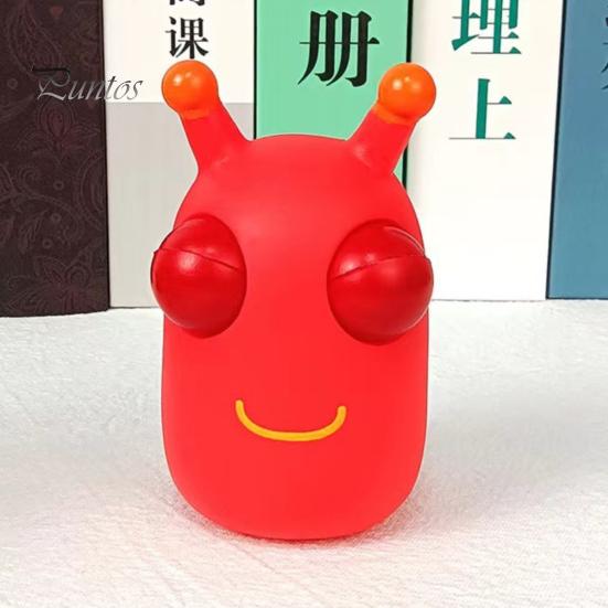 Spielzeug mit knallenden Augen, Kohlwurm, Angst- und Stressabbau, bunte Raupe, Quetsch- und Kneifspielzeug, sensorisches Spielzeug für Kinder, Jugendliche und Erwachsene, weicher Stressball, Tierzappeln