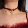 Kristall Schleife Perlen Anhänger Choker Halskette für Cocktailpartys
