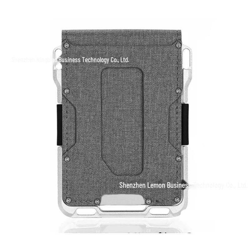 Metal RFID Card Holder - Anti-Theft Aluminum Alloy Wallet for Credit and Bank Cards