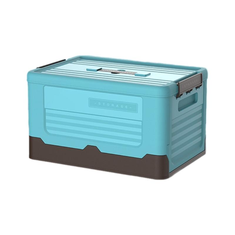 Foldable Storage Bin Plastic Organizer Box for Clothes and Books Convenient Toy Container Dorm Organization Tool