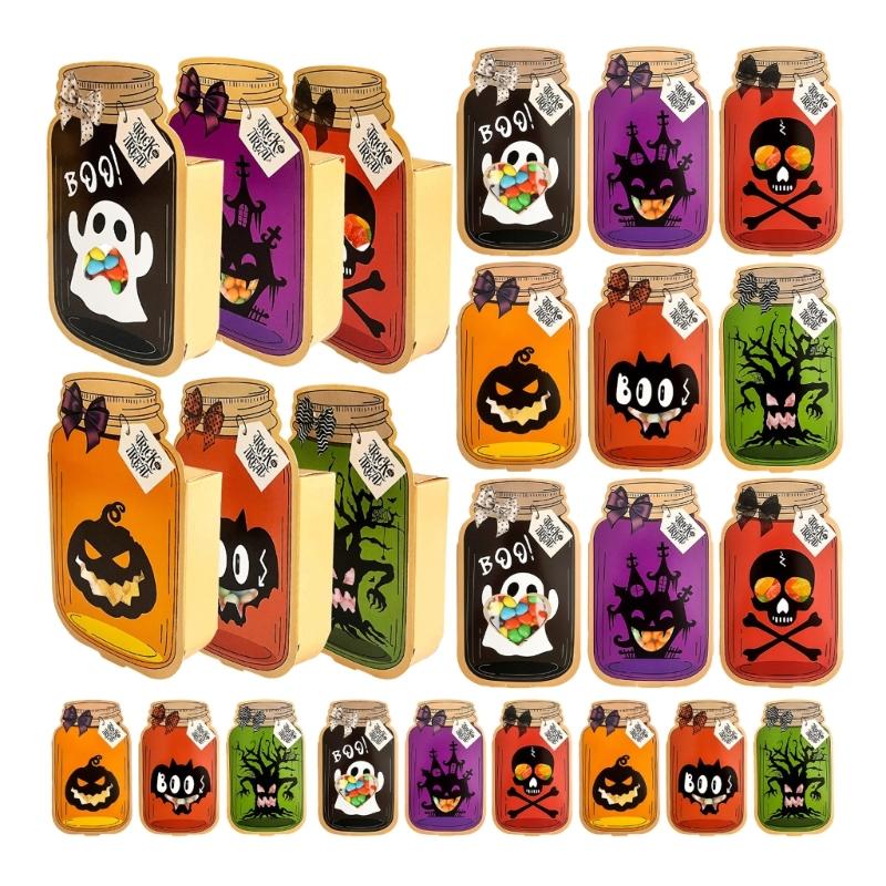 

Pack of 24 Eerie Halloween Candy and Gift Box Haunting Halloween Bash Candy Gift Box Selection for School Event 1