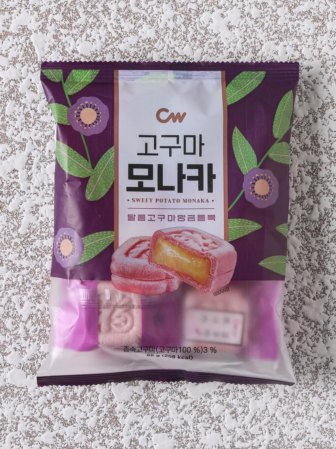 Cheongwoo Sweet Potato Monaka Wafer 65g 1ea