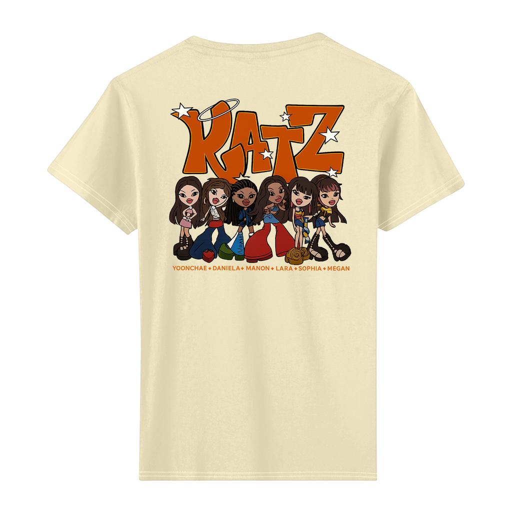 Women's Casual Printed T-shirt Round Neck Pullover Short Sleeve Top