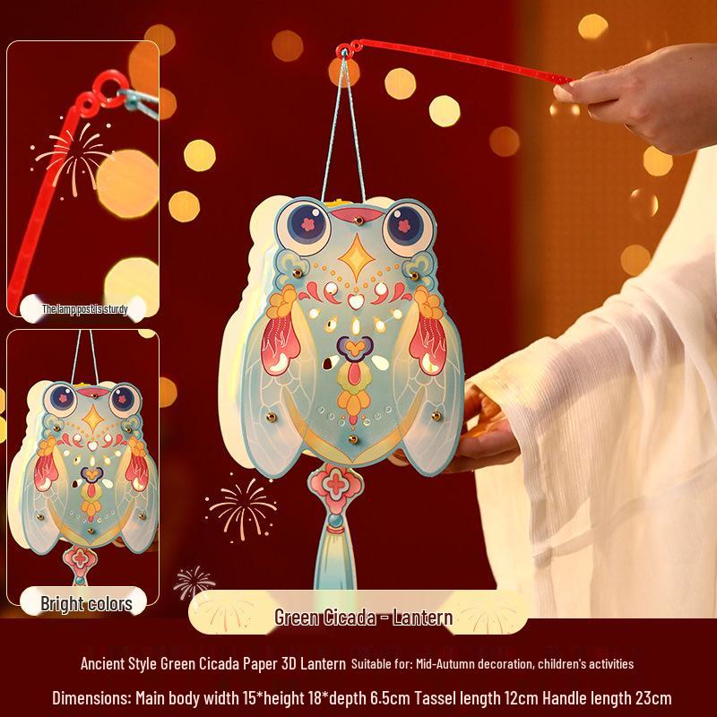 Children s DIY Flower Lanterns - Mid-Autumn Festival Handmade Rabbit and Palace Designs